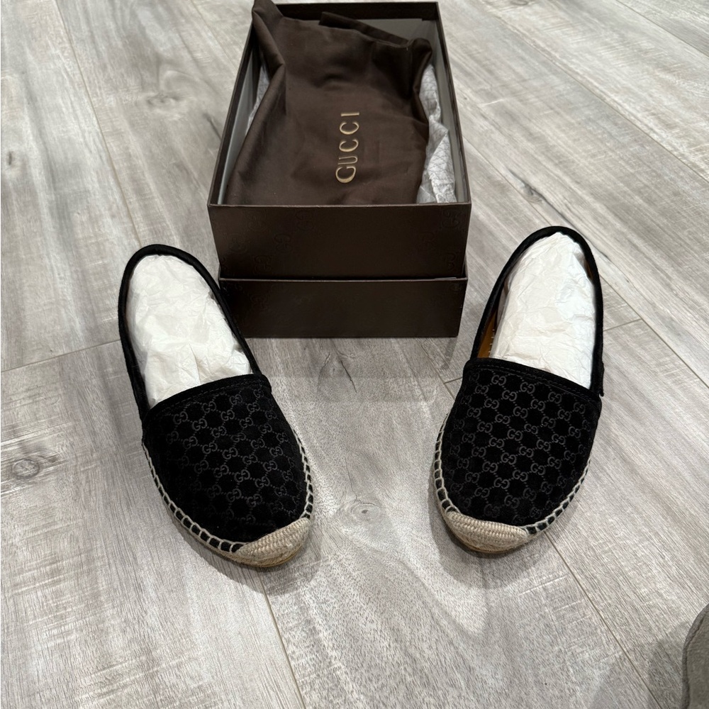 Gucci Suede-softy mirco GG